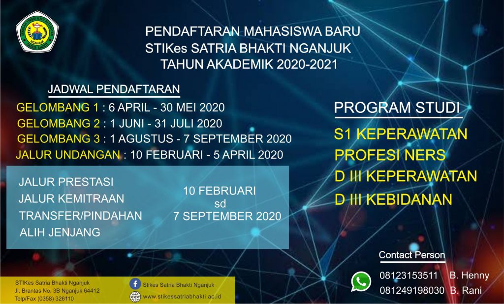 Pendaftaran Mahasiswa Baru 2020/2021